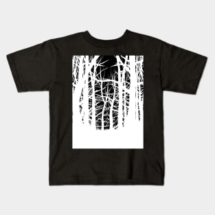 Forest of the Damned (negative) Kids T-Shirt